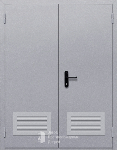Фото двери «Двупольная с решеткой» в Черноголовке