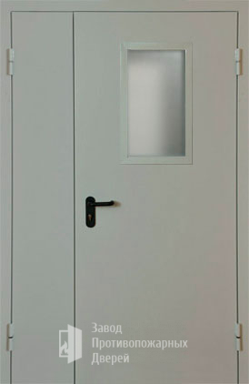 Фото двери «Полуторная со стеклом EI-30» в Черноголовке