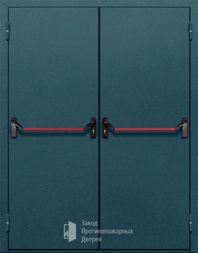 Фото двери «Двупольная глухая с антипаникой №17» в Черноголовке