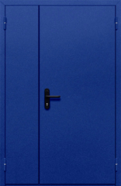Фото двери «Полуторная глухая (синяя)» в Черноголовке