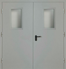 Фото двери «Двупольная со стеклом EI-30» в Черноголовке
