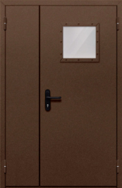 Фото двери «Полуторная со стеклом №88» в Черноголовке