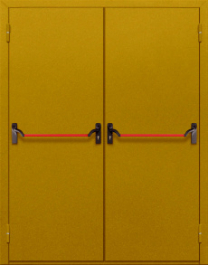 Фото двери «Двупольная глухая с антипаникой №15» в Черноголовке