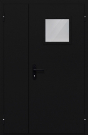 Фото двери «Полуторная со стеклом №84» в Черноголовке