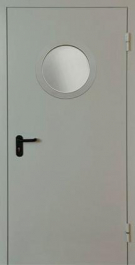 Фото двери «Однопольная с круглым стеклом EI-30» в Черноголовке