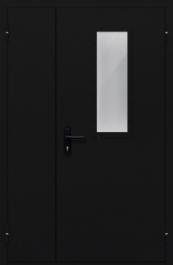 Фото двери «Полуторная со стеклом №24» в Черноголовке