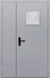 Фото двери «Полуторная со стеклопакетом» в Черноголовке