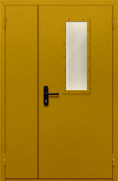 Фото двери «Полуторная со стеклом №25» в Черноголовке