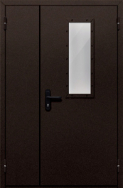 Фото двери «Полуторная со стеклом №210» в Черноголовке