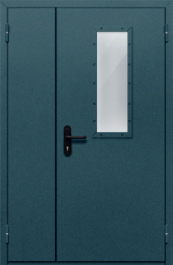 Фото двери «Полуторная со стеклом №27» в Черноголовке