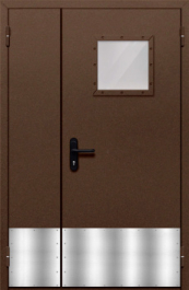 Фото двери «Полуторная с отбойником №35» в Черноголовке