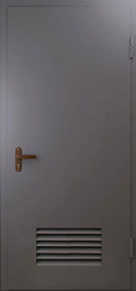 Фото двери «Техническая дверь №3 однопольная с вентиляционной решеткой» в Черноголовке