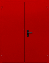 Фото двери «Двупольная глухая (красная)» в Черноголовке