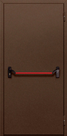 Фото двери «Однопольная глухая с антипаникой №48» в Черноголовке