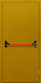 Фото двери «Однопольная глухая с антипаникой №45» в Черноголовке