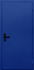 Фото двери «Однопольная глухая (синяя)» в Черноголовке